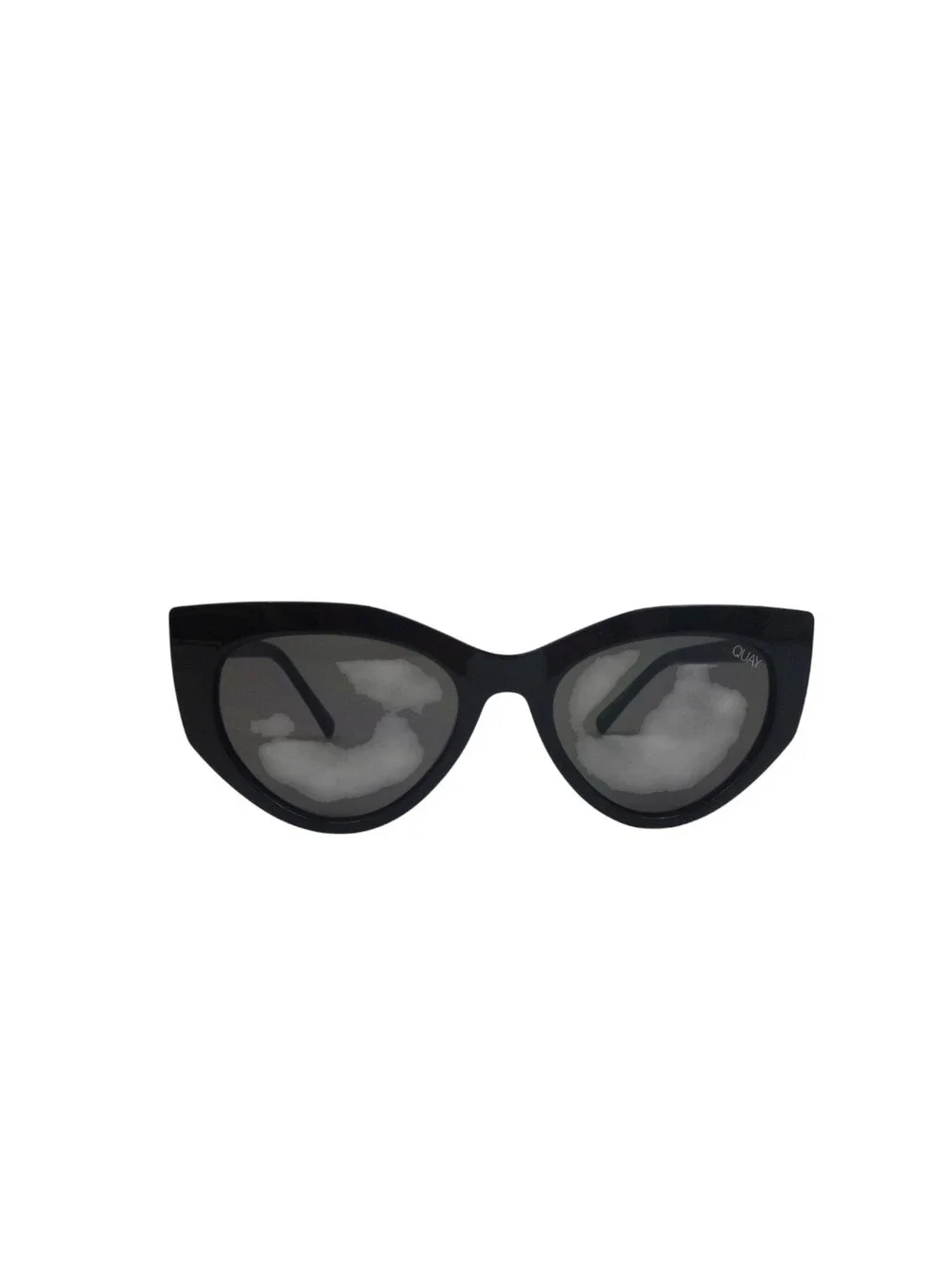 Quay Australia Persuasive Cat Eye Sunglasses in Black